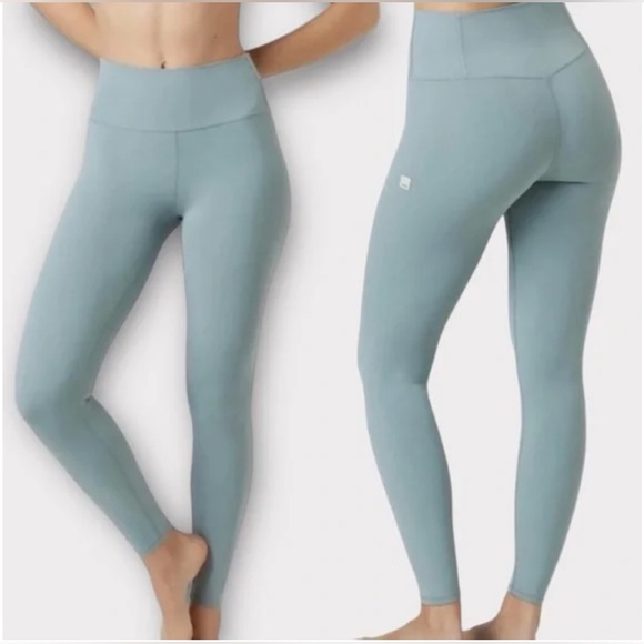 Vuori Pants - Vuori AllTheFeels Leggings Women's L Vintage Pistachio BlissBlend Workout